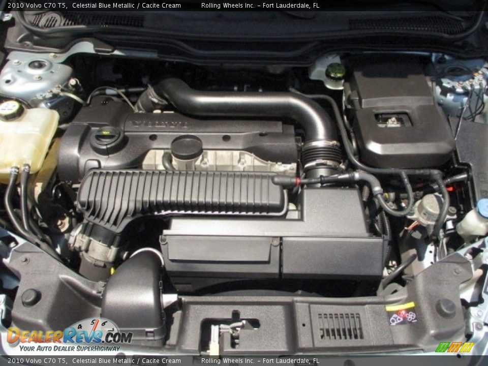 2010 Volvo C70 T5 Celestial Blue Metallic / Cacite Cream Photo #29