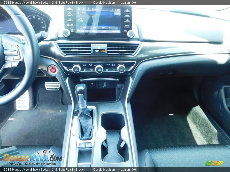 2018 Honda Accord Sport Sedan Still Night Pearl / Black Photo #11