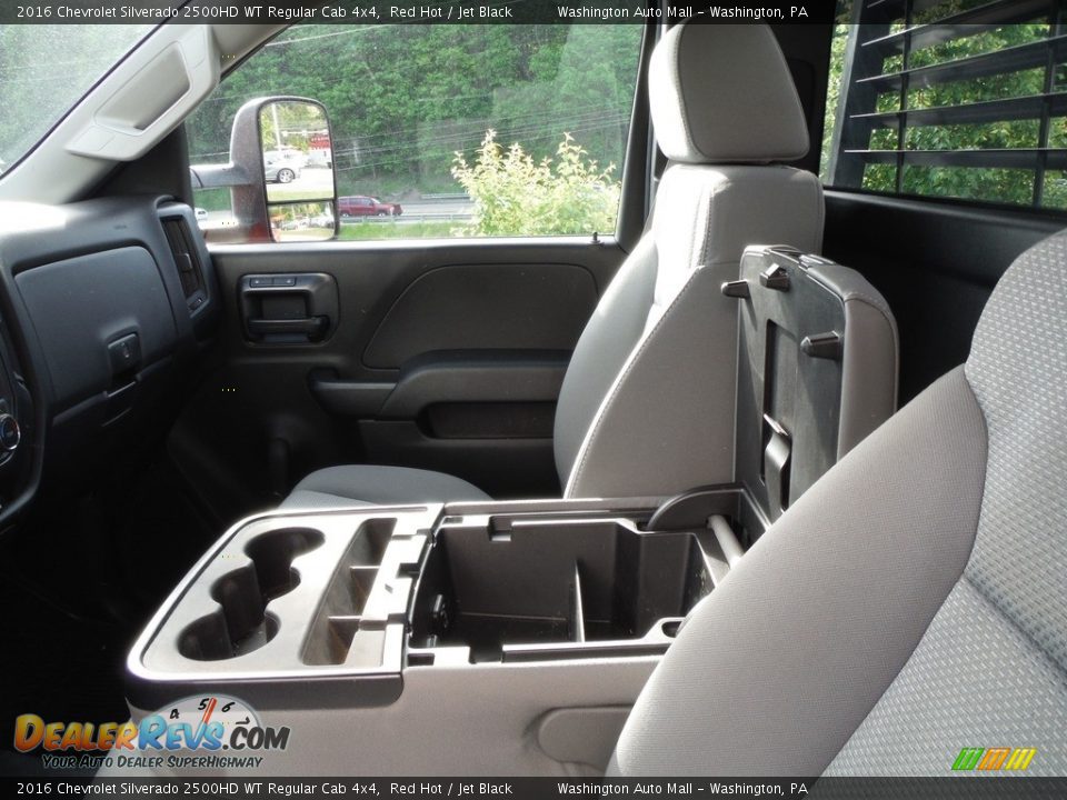 2016 Chevrolet Silverado 2500HD WT Regular Cab 4x4 Red Hot / Jet Black Photo #24