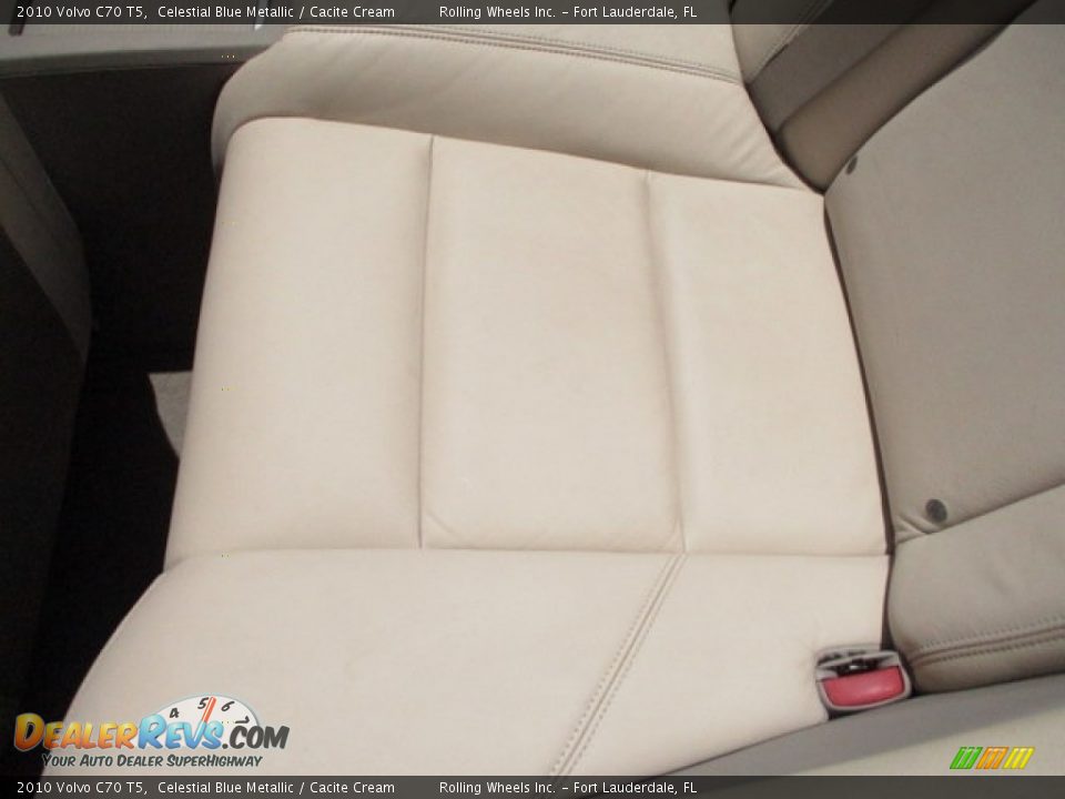 2010 Volvo C70 T5 Celestial Blue Metallic / Cacite Cream Photo #30