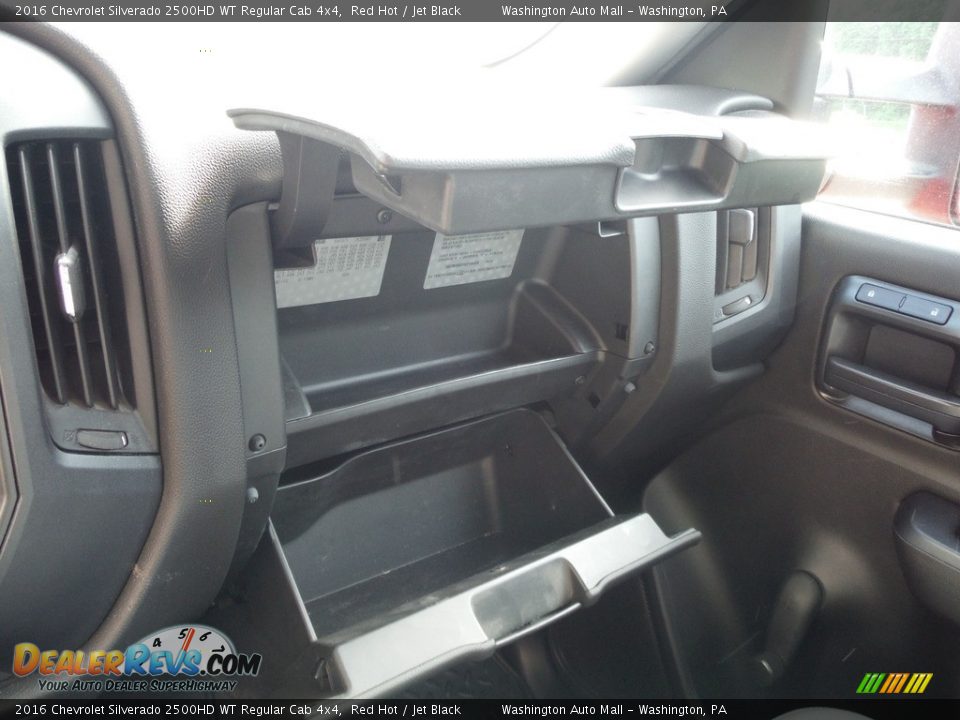 2016 Chevrolet Silverado 2500HD WT Regular Cab 4x4 Red Hot / Jet Black Photo #26
