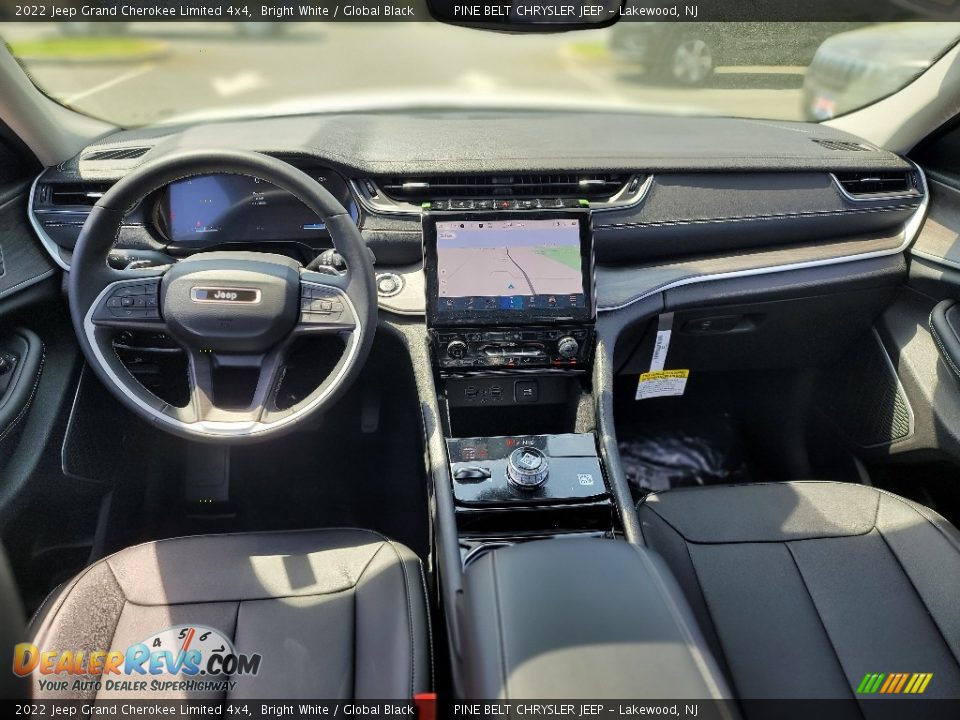 2022 Jeep Grand Cherokee Limited 4x4 Bright White / Global Black Photo #10