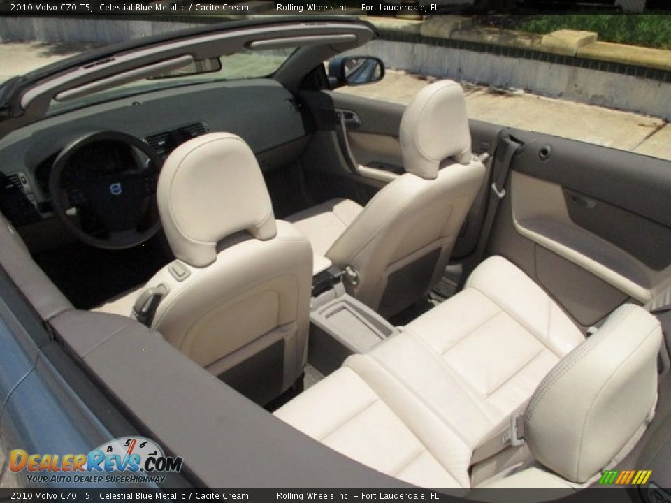2010 Volvo C70 T5 Celestial Blue Metallic / Cacite Cream Photo #33