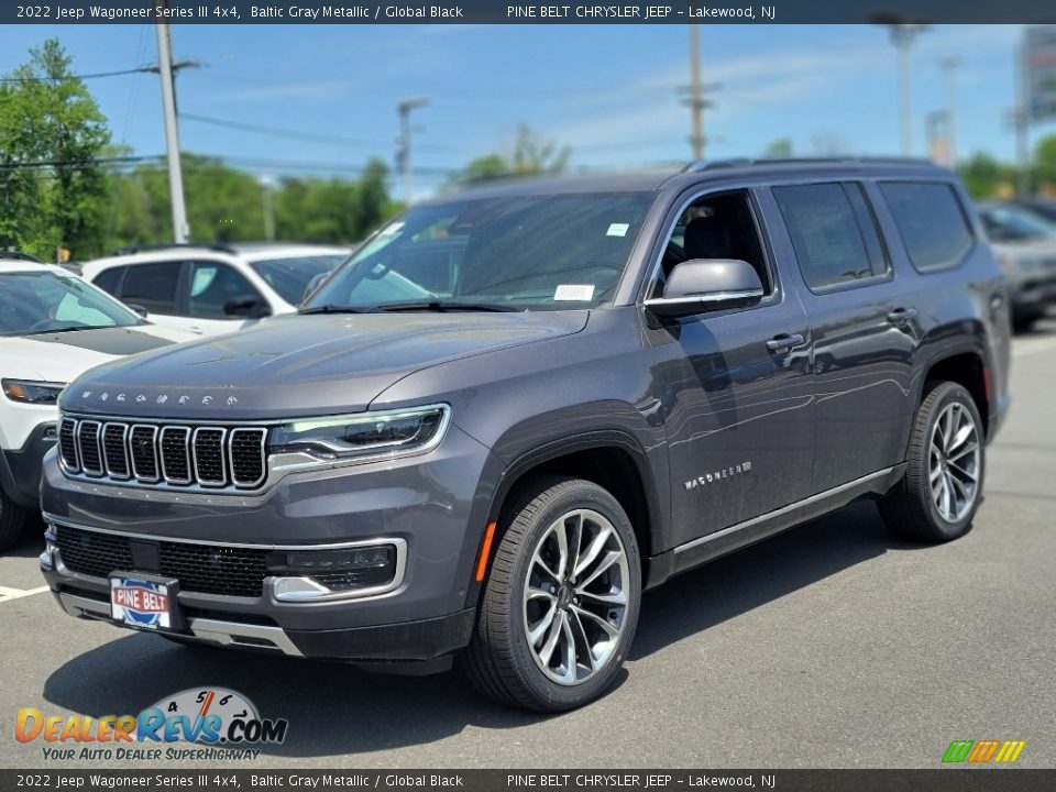 2022 Jeep Wagoneer Series III 4x4 Baltic Gray Metallic / Global Black Photo #1