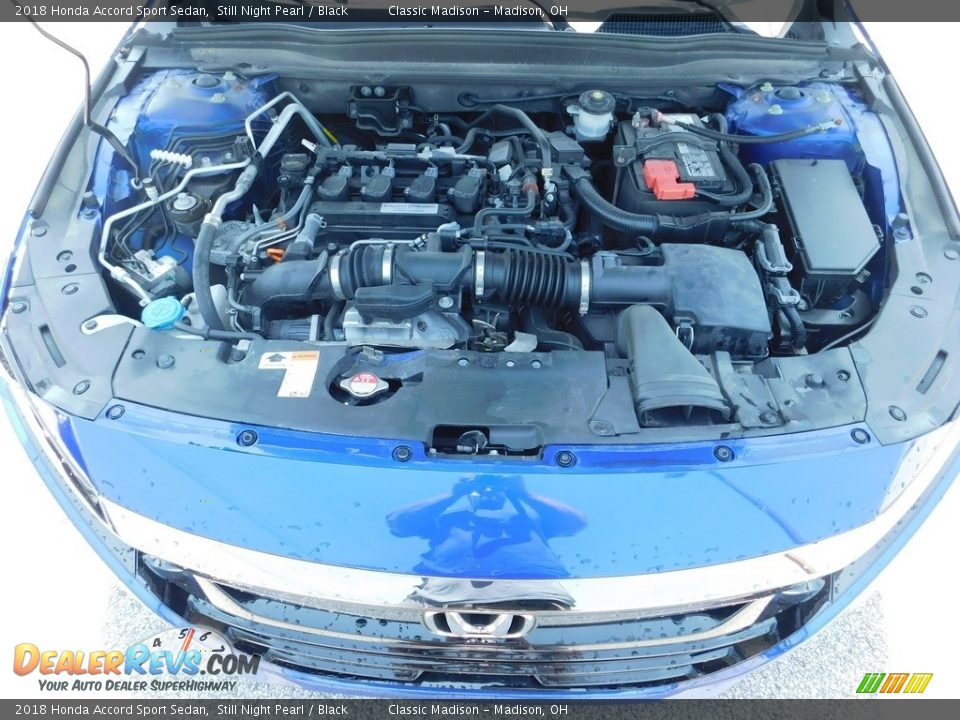 2018 Honda Accord Sport Sedan Still Night Pearl / Black Photo #16