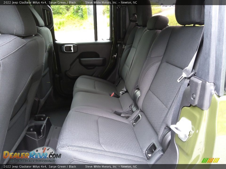 Rear Seat of 2022 Jeep Gladiator Willys 4x4 Photo #12