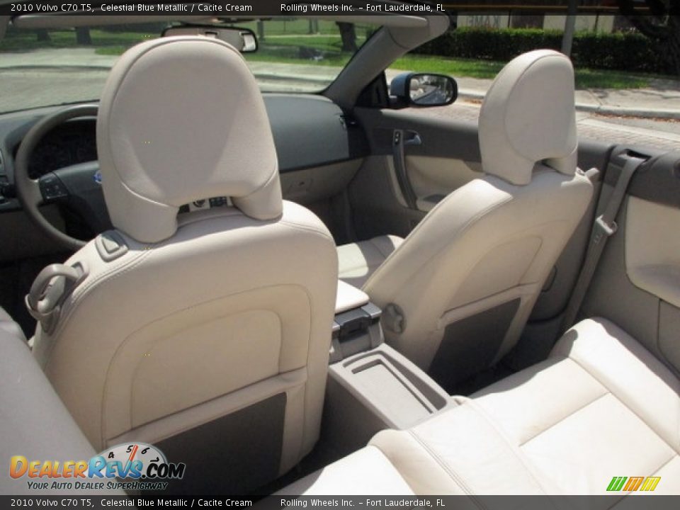 2010 Volvo C70 T5 Celestial Blue Metallic / Cacite Cream Photo #36