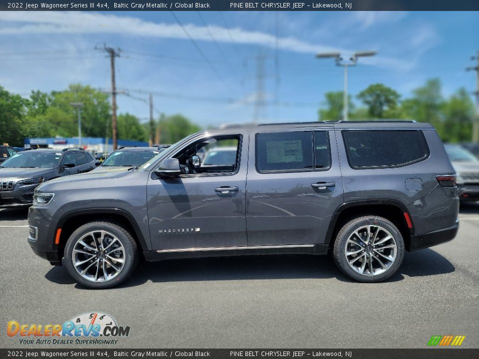 2022 Jeep Wagoneer Series III 4x4 Baltic Gray Metallic / Global Black Photo #3