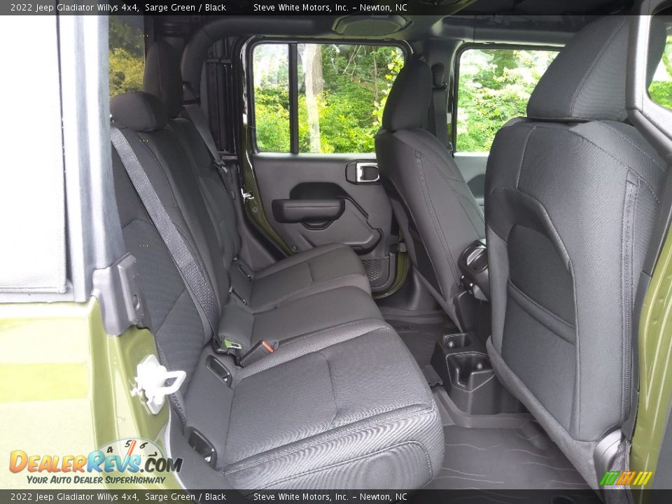 Rear Seat of 2022 Jeep Gladiator Willys 4x4 Photo #14