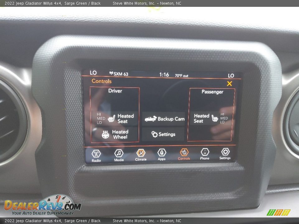 2022 Jeep Gladiator Willys 4x4 Sarge Green / Black Photo #21