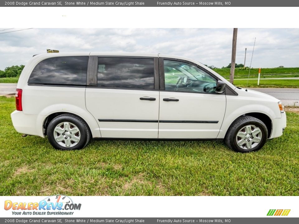 2008 Dodge Grand Caravan SE Stone White / Medium Slate Gray/Light Shale Photo #3