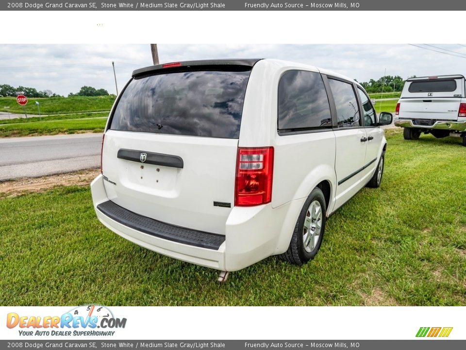 2008 Dodge Grand Caravan SE Stone White / Medium Slate Gray/Light Shale Photo #4