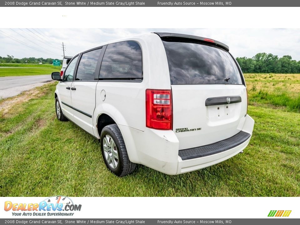 2008 Dodge Grand Caravan SE Stone White / Medium Slate Gray/Light Shale Photo #6