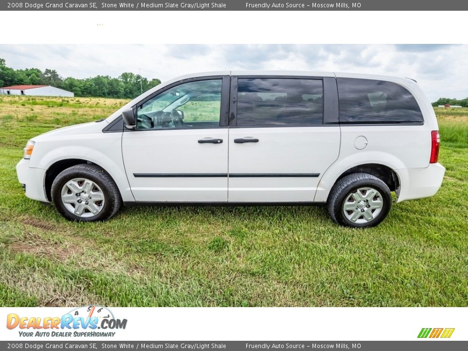 2008 Dodge Grand Caravan SE Stone White / Medium Slate Gray/Light Shale Photo #7