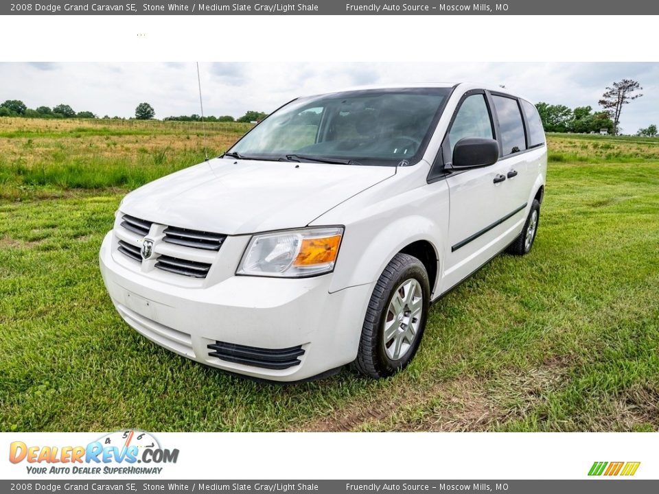 2008 Dodge Grand Caravan SE Stone White / Medium Slate Gray/Light Shale Photo #8