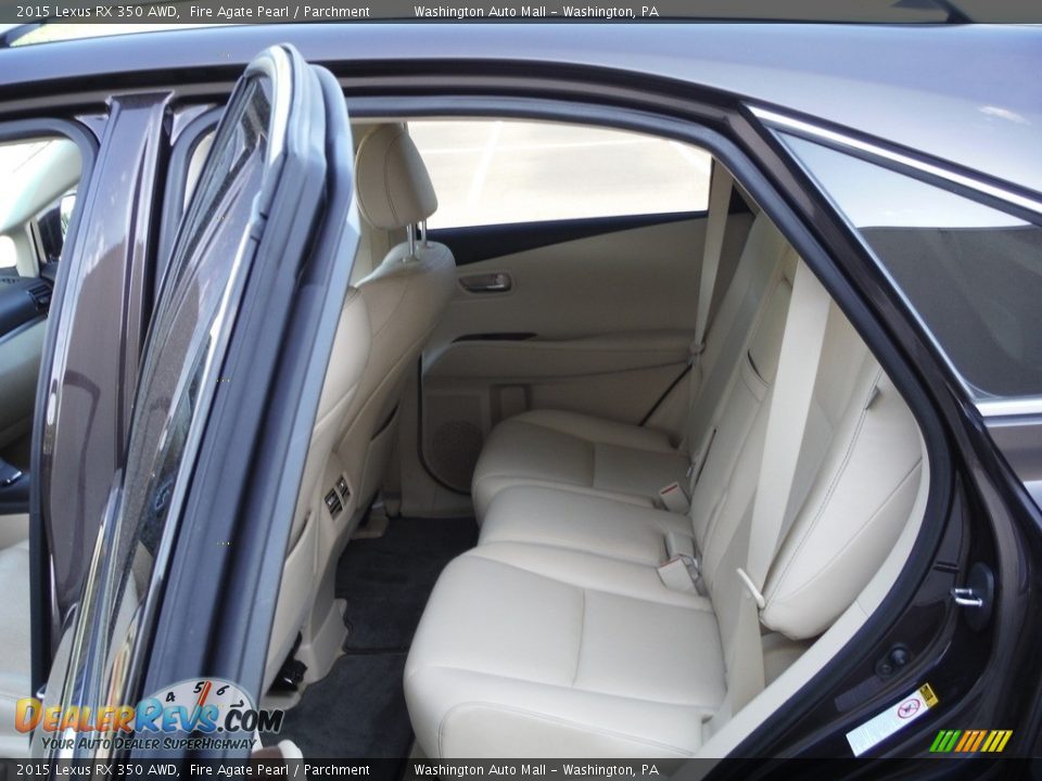 Rear Seat of 2015 Lexus RX 350 AWD Photo #29