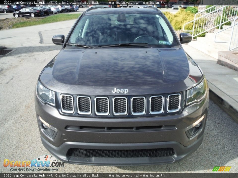 2021 Jeep Compass Latitude 4x4 Granite Crystal Metallic / Black Photo #10