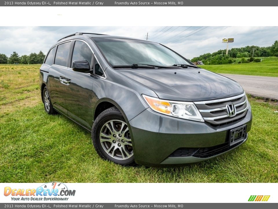 2013 Honda Odyssey EX-L Polished Metal Metallic / Gray Photo #1