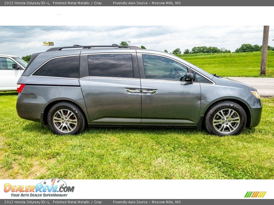 2013 Honda Odyssey EX-L Polished Metal Metallic / Gray Photo #3