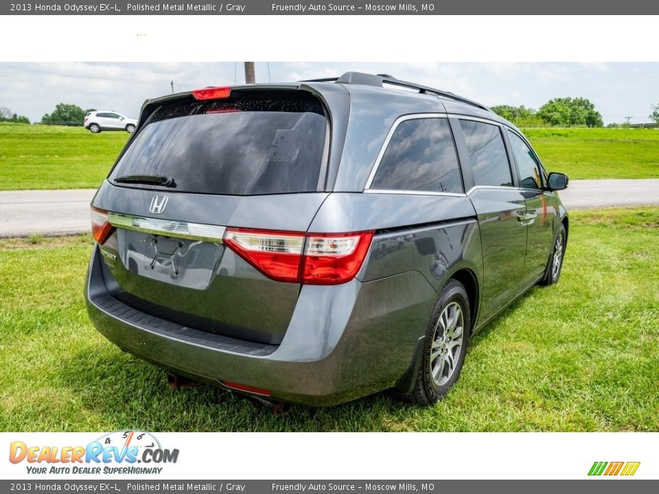 2013 Honda Odyssey EX-L Polished Metal Metallic / Gray Photo #4