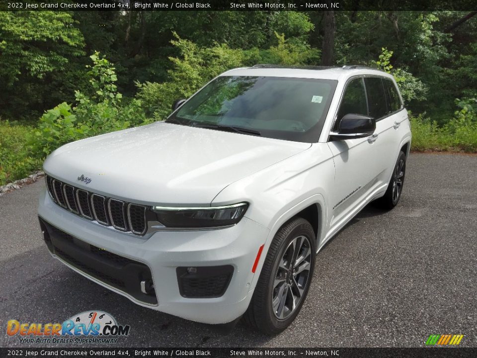 2022 Jeep Grand Cherokee Overland 4x4 Bright White / Global Black Photo #2