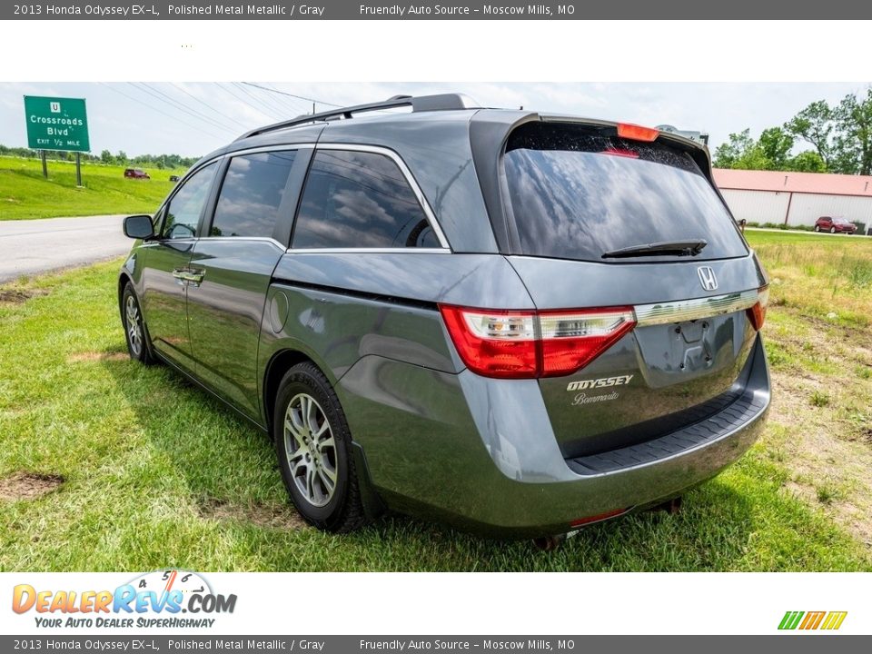 2013 Honda Odyssey EX-L Polished Metal Metallic / Gray Photo #6