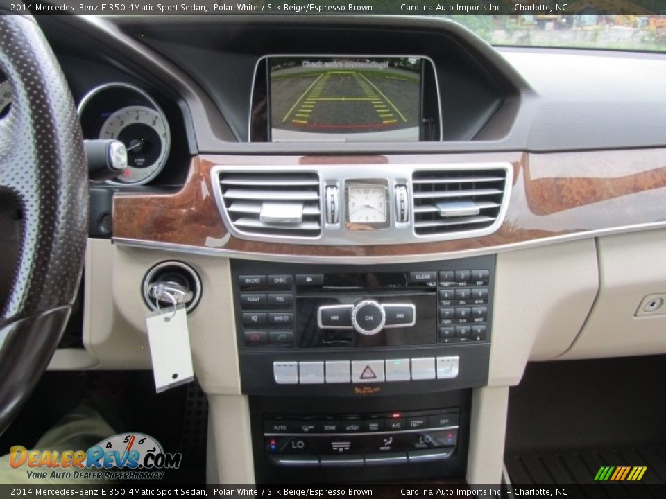 2014 Mercedes-Benz E 350 4Matic Sport Sedan Polar White / Silk Beige/Espresso Brown Photo #16