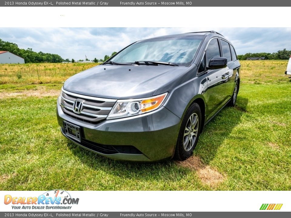 2013 Honda Odyssey EX-L Polished Metal Metallic / Gray Photo #8