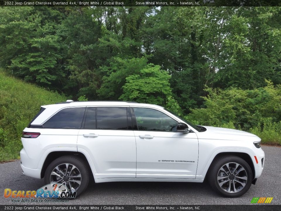 Bright White 2022 Jeep Grand Cherokee Overland 4x4 Photo #5