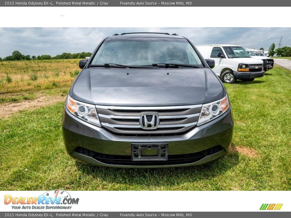 2013 Honda Odyssey EX-L Polished Metal Metallic / Gray Photo #9