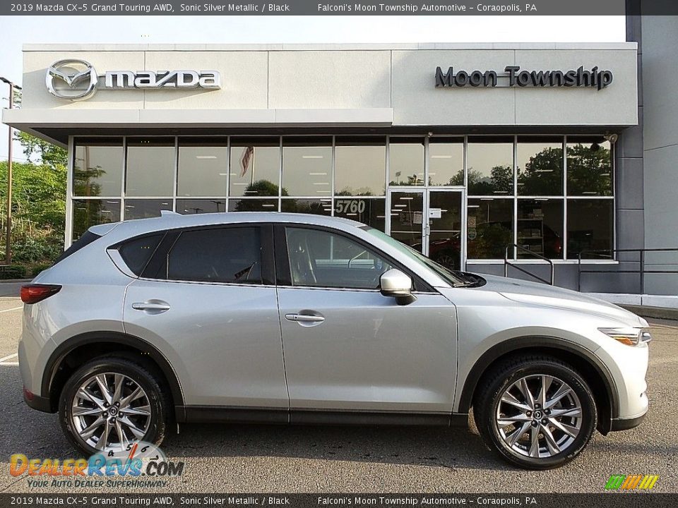 2019 Mazda CX-5 Grand Touring AWD Sonic Silver Metallic / Black Photo #1