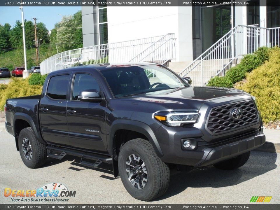 2020 Toyota Tacoma TRD Off Road Double Cab 4x4 Magnetic Gray Metallic / TRD Cement/Black Photo #1