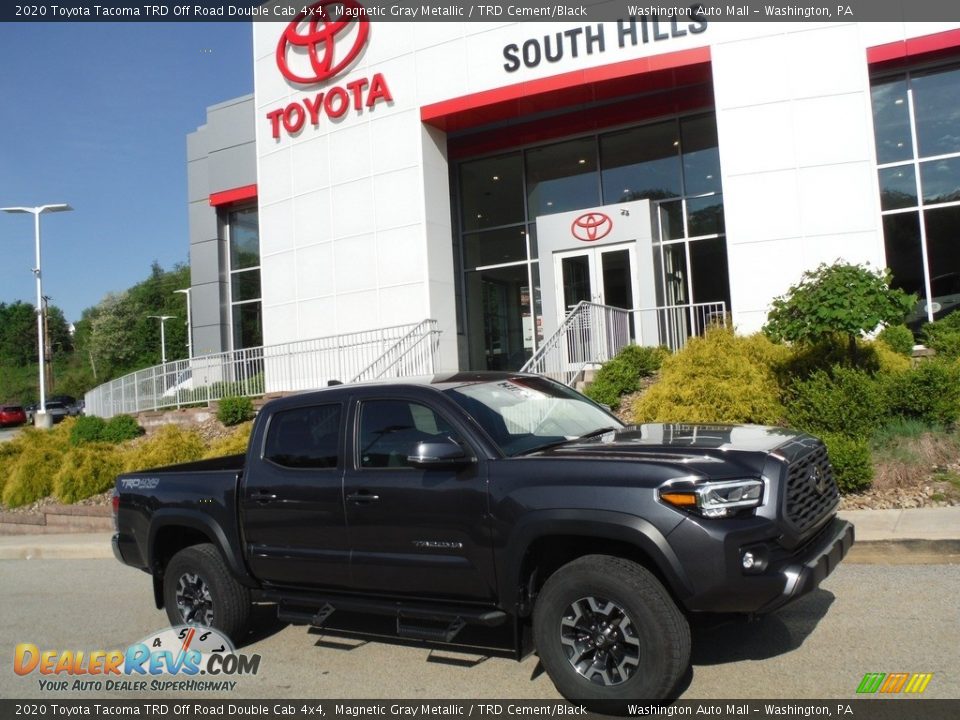 2020 Toyota Tacoma TRD Off Road Double Cab 4x4 Magnetic Gray Metallic / TRD Cement/Black Photo #2