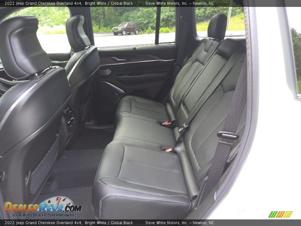 Rear Seat of 2022 Jeep Grand Cherokee Overland 4x4 Photo #13