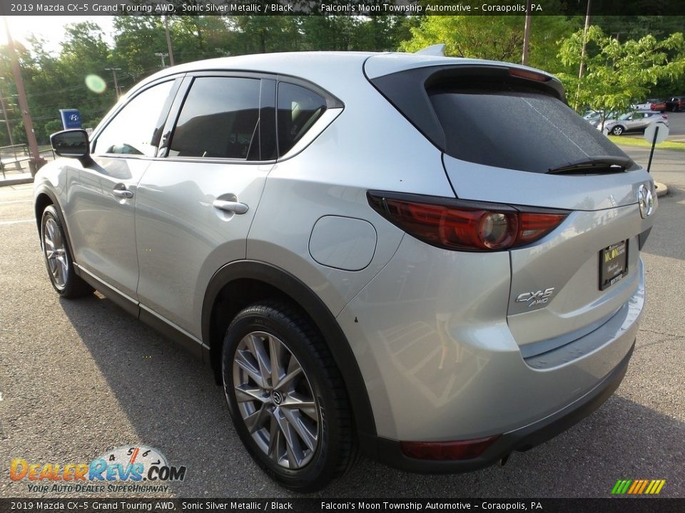 2019 Mazda CX-5 Grand Touring AWD Sonic Silver Metallic / Black Photo #5