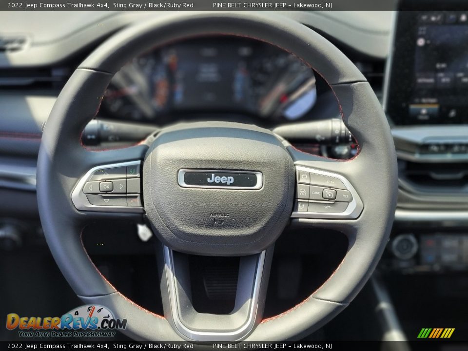 2022 Jeep Compass Trailhawk 4x4 Steering Wheel Photo #9