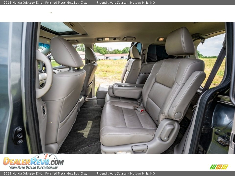 2013 Honda Odyssey EX-L Polished Metal Metallic / Gray Photo #20