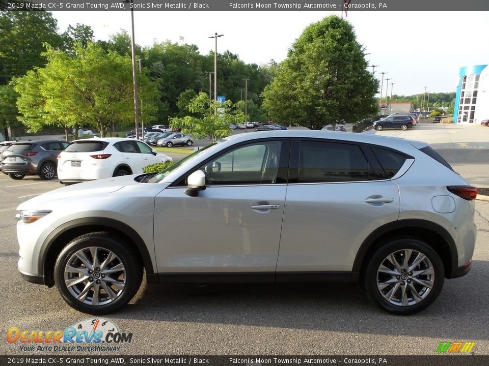 2019 Mazda CX-5 Grand Touring AWD Sonic Silver Metallic / Black Photo #6