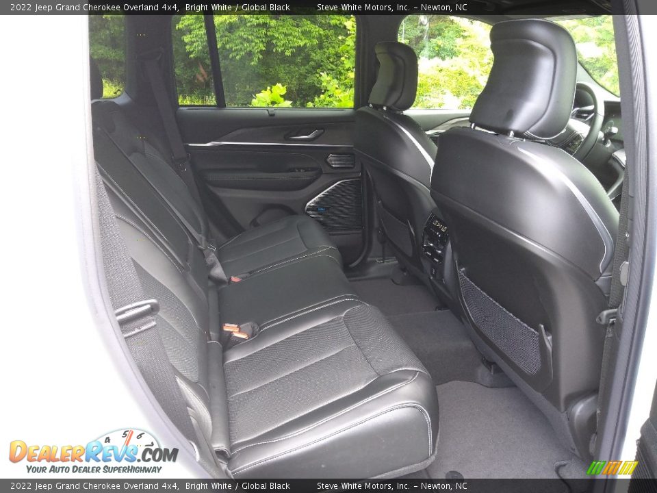 Rear Seat of 2022 Jeep Grand Cherokee Overland 4x4 Photo #17