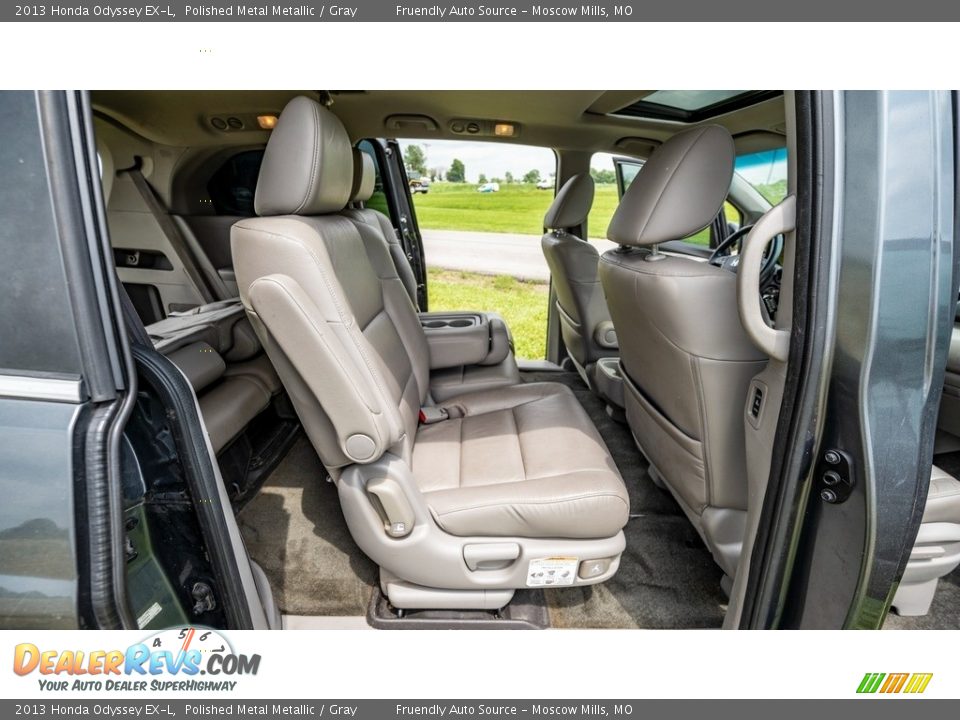 2013 Honda Odyssey EX-L Polished Metal Metallic / Gray Photo #24