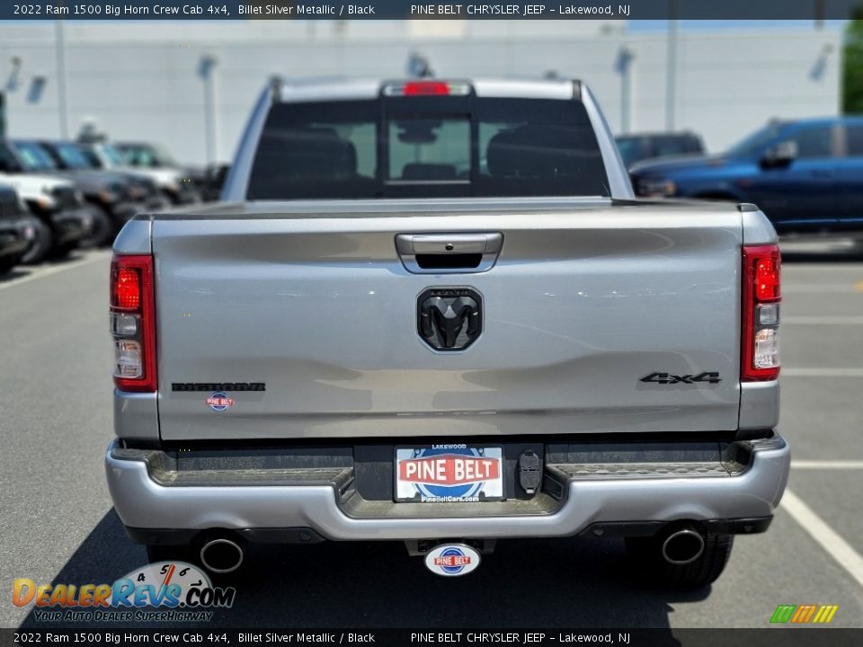 2022 Ram 1500 Big Horn Crew Cab 4x4 Billet Silver Metallic / Black Photo #5