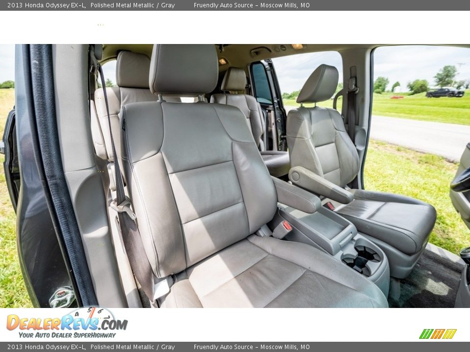 2013 Honda Odyssey EX-L Polished Metal Metallic / Gray Photo #27
