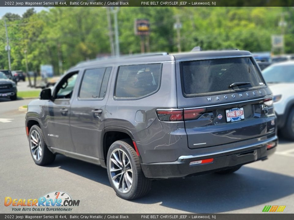 2022 Jeep Wagoneer Series III 4x4 Baltic Gray Metallic / Global Black Photo #4