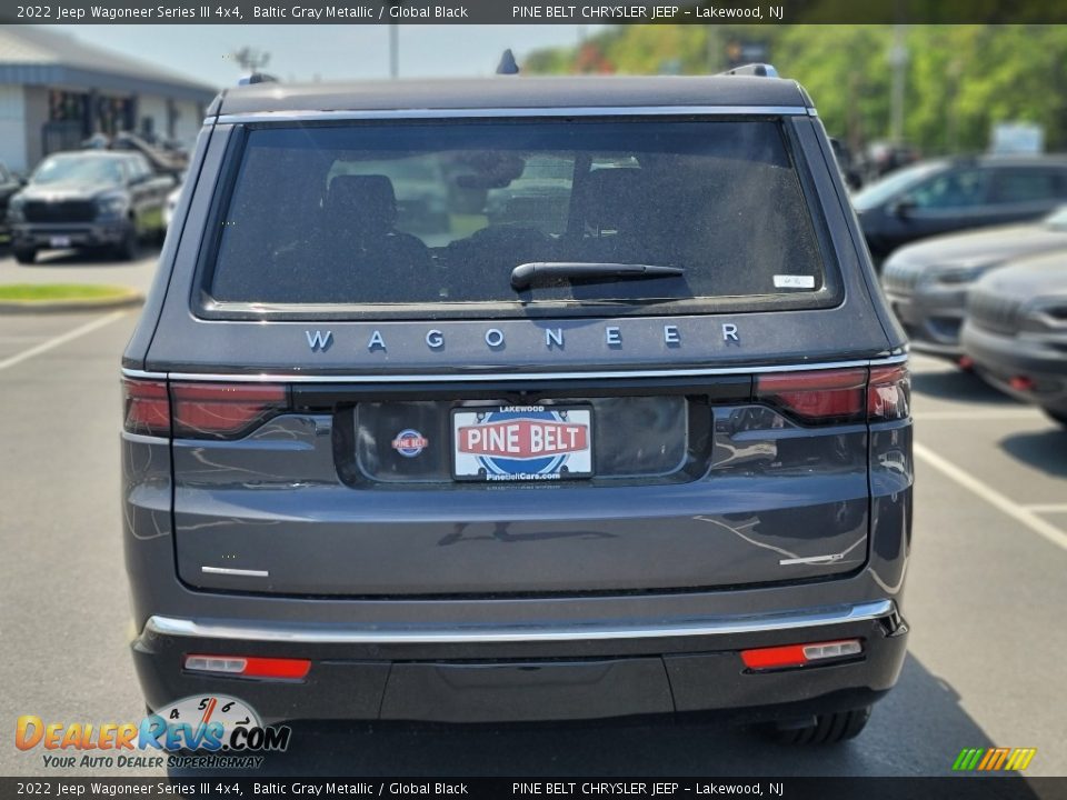 2022 Jeep Wagoneer Series III 4x4 Baltic Gray Metallic / Global Black Photo #5