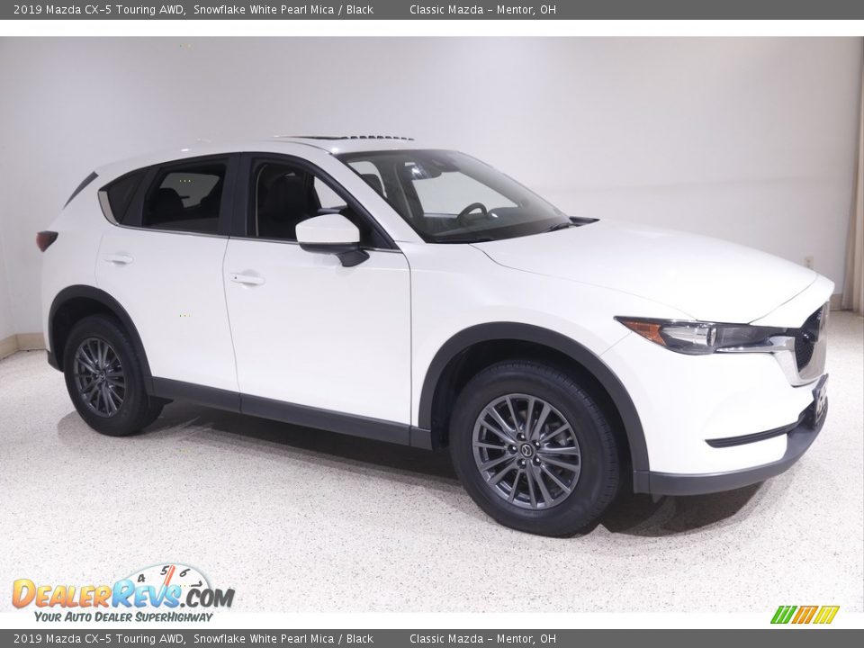 2019 Mazda CX-5 Touring AWD Snowflake White Pearl Mica / Black Photo #1