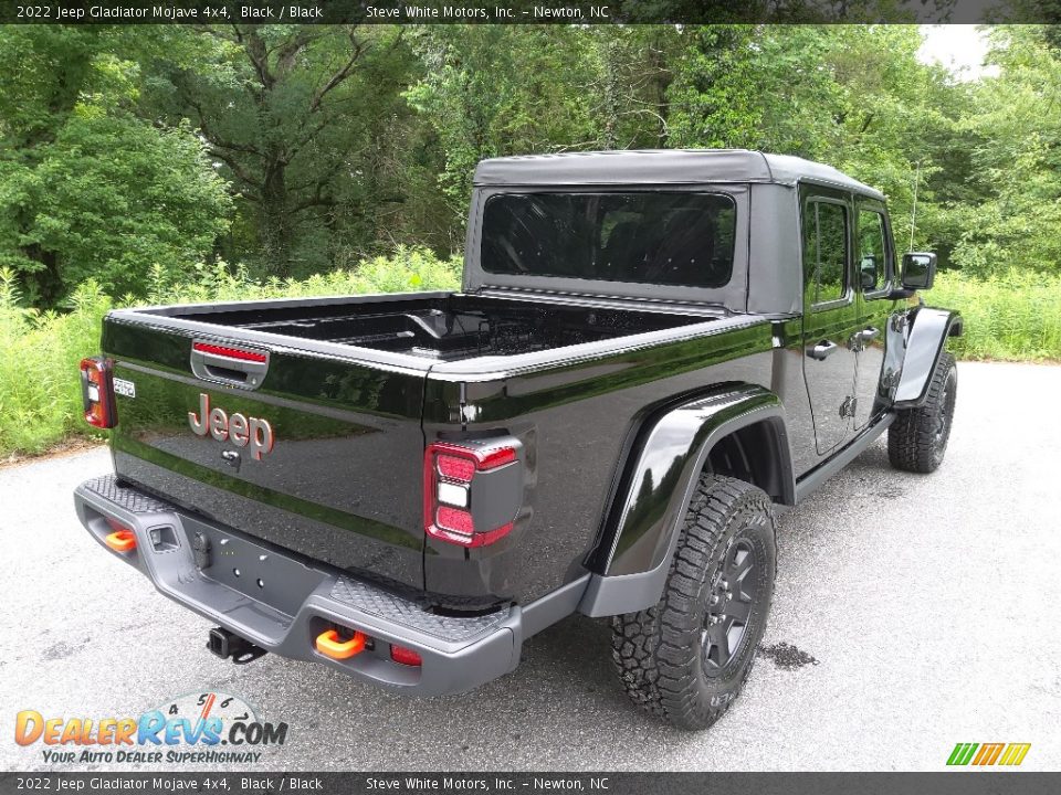 2022 Jeep Gladiator Mojave 4x4 Black / Black Photo #6