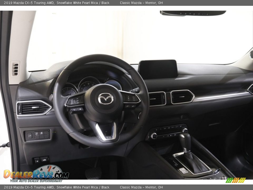 2019 Mazda CX-5 Touring AWD Snowflake White Pearl Mica / Black Photo #6