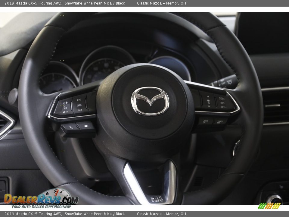 2019 Mazda CX-5 Touring AWD Snowflake White Pearl Mica / Black Photo #7