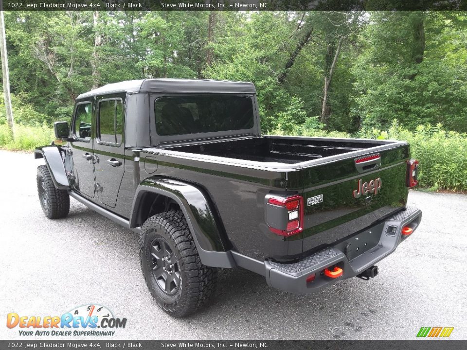 2022 Jeep Gladiator Mojave 4x4 Black / Black Photo #9