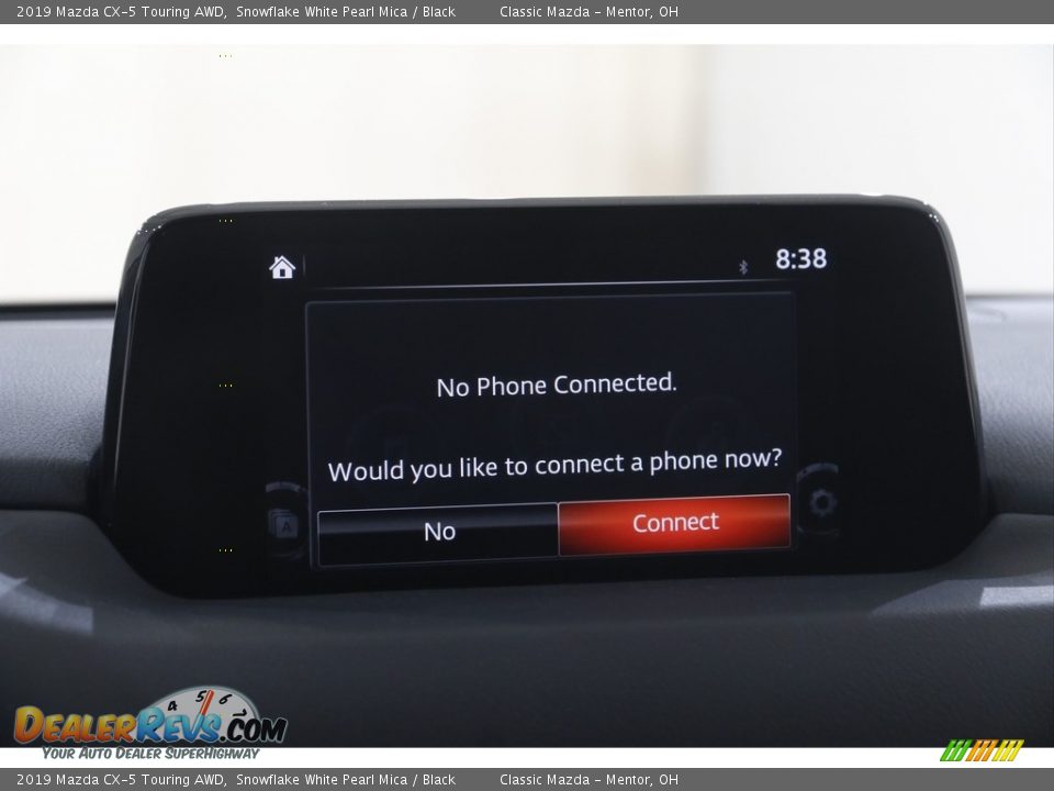 2019 Mazda CX-5 Touring AWD Snowflake White Pearl Mica / Black Photo #10